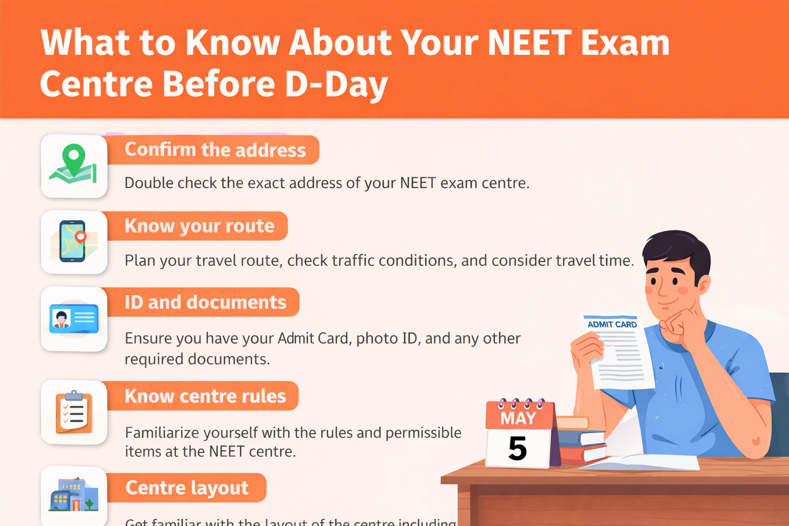 What to Know About Your NEET Exam Centre Before D-Day
